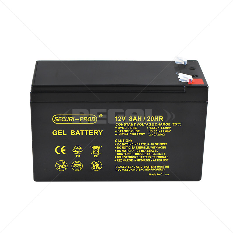 Securi-Prod 12v 8ah gell battery