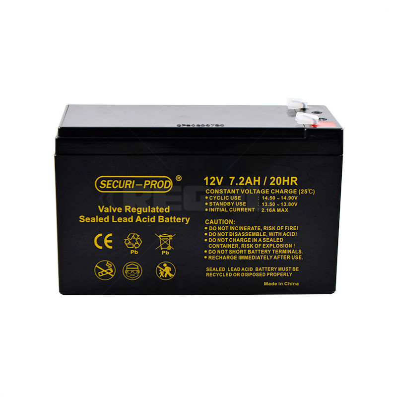 Securi-Prod 12v 7.2AH Lead Acid Battery